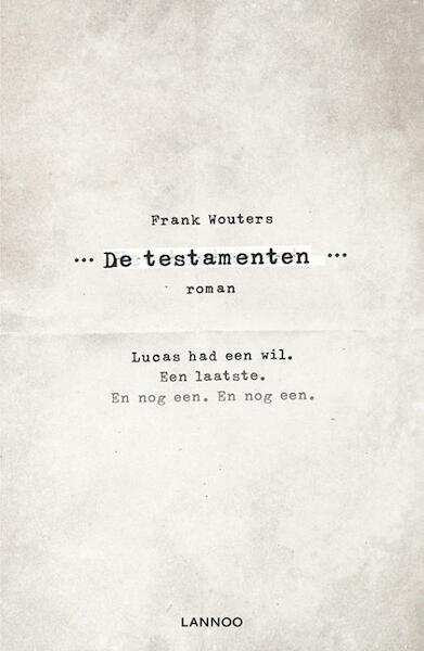 TESTAMENTEN, DE - Frank Wouters (ISBN 9789401424462)