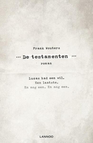 Testamenten, de (E-boek - ePub-formaat) - Frank Wouters (ISBN 9789401424943)