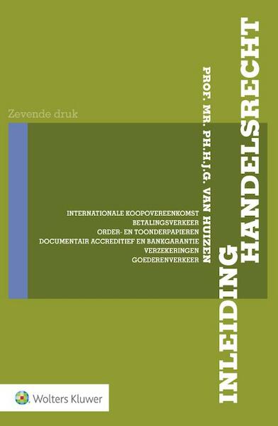 Inleiding handelsrecht - (ISBN 9789013138122)