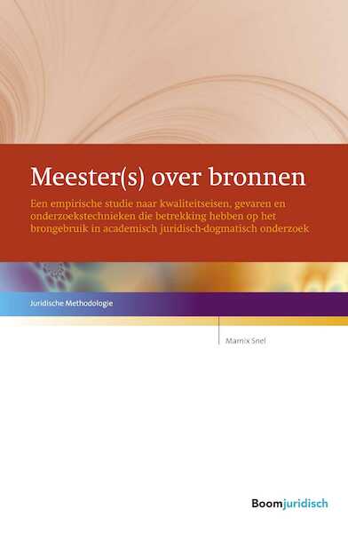 Meester(s) over bronnen - Marnix Snel (ISBN 9789462746169)
