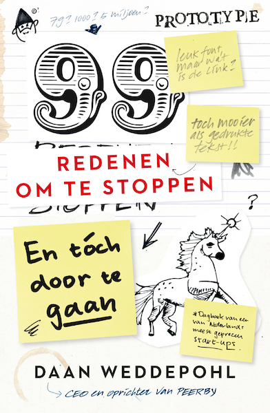79 redenen om te stoppen, en toch door te gaan - Daan Weddepohl (ISBN 9789400511170)