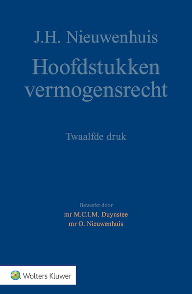Hoofdstukken vermogensrecht - (ISBN 9789013140828)