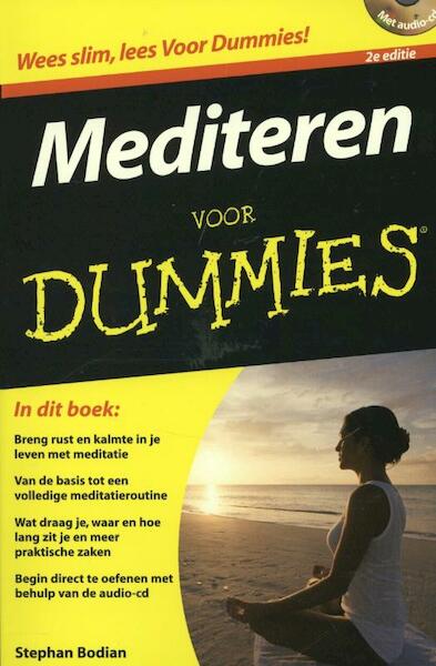 Mediteren voor Dummies, 2e pocketeditie - Stephan Bodian (ISBN 9789043025690)