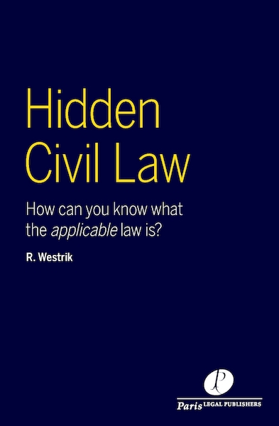 Hidden civil law - R. Westrik (ISBN 9789462511149)