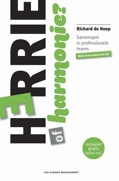 Harmonie of kakofonie - Richard de Hoop (ISBN 9789089651372)