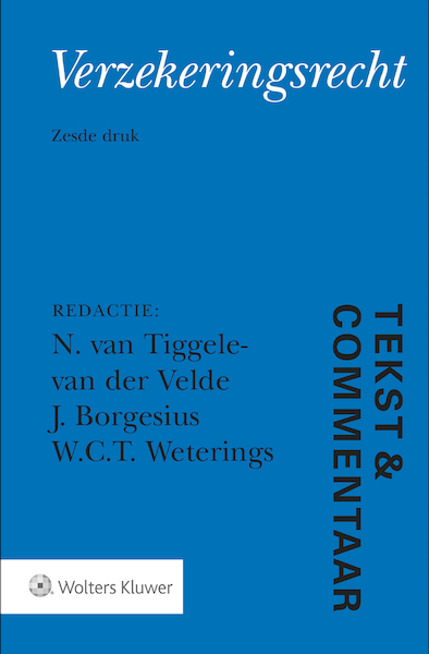 Tekst & Commentaar Verzekeringsrecht - (ISBN 9789013145625)