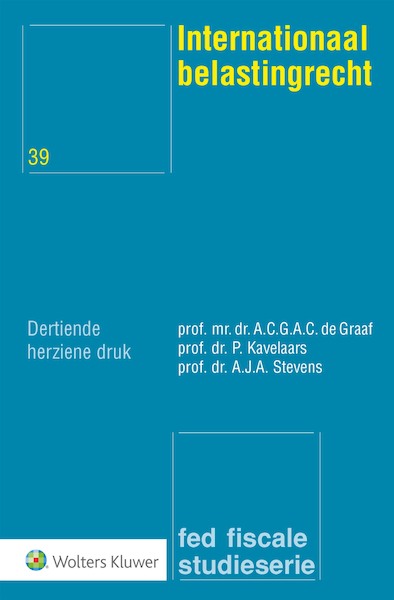 Internationaal belastingrecht - A.C.G.A.C. de Graaf (ISBN 9789013160697)