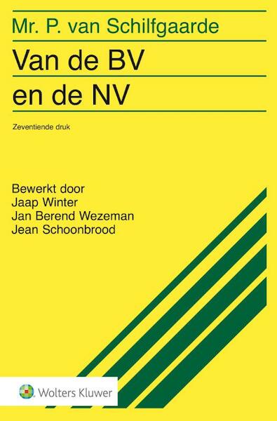 Van de BV en de NV - P. van Schilfgaarde (ISBN 9789013137378)