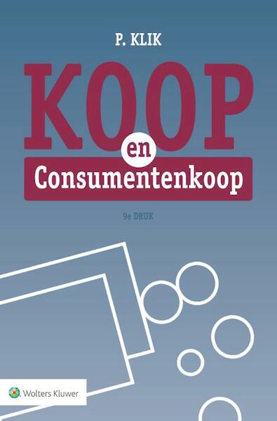 Koop en consumentenkoop - P. Klik (ISBN 9789013141306)