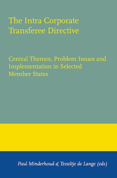 The Intra Corporate Transferee Directive - (ISBN 9789462404786)