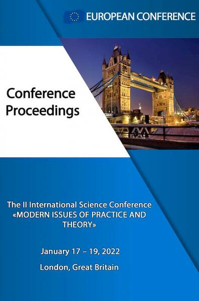 MODERN ISSUES OF PRACTICE AND THEORY - European Conference (ISBN 9789403645025)