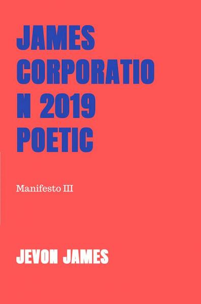 James Corporation 2019 Poetic Views - Jevon James (ISBN 9789403604961)