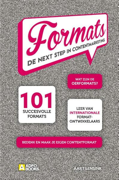 Formats - Aart Lensink (ISBN 9789491560682)