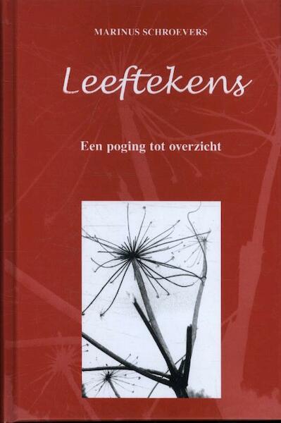Leeftekens - Marinus Schroevers (ISBN 9789067076890)