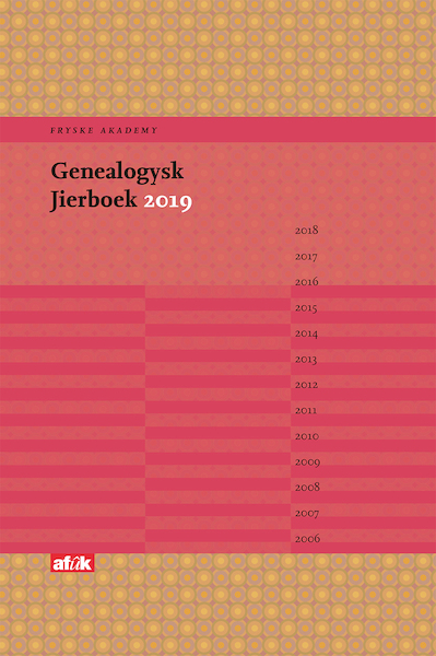 Genealogysk Jierboek 2019 - (ISBN 9789493159181)