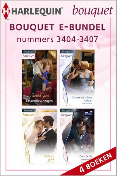Bouquet e-bundel nummers 3403 - 3407 - India Grey, Chantelle Shaw, Carol Grace, Catherine George (ISBN 9789461995643)