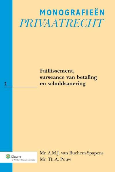 Faillissement, surseance van betaling en schuldsanering - (ISBN 9789013112634)