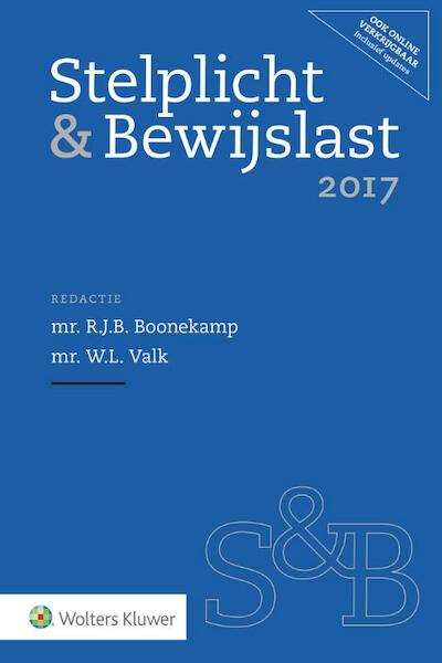 Stelplicht & Bewijslast 2017 - (ISBN 9789013143232)