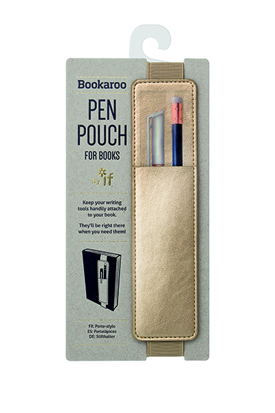 Bookaroo Pen Pouch Gold - (ISBN 5035393407063)