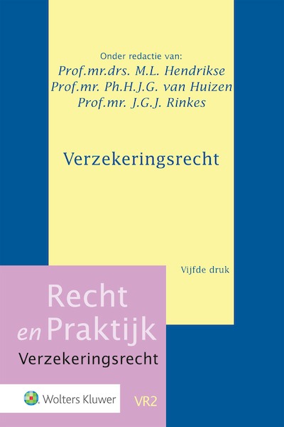 Verzekeringsrecht - (ISBN 9789013143461)