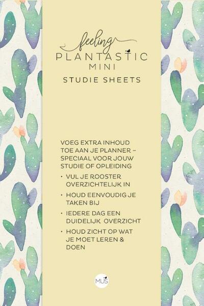 Feeling Plantastic mini Studie Sheets - (ISBN 9789045324715)