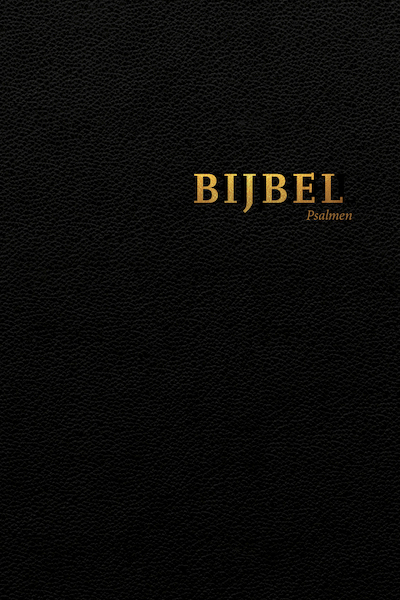 Bijbel (HSV) met Psalmen - vivella zwart met goudsnee - (ISBN 9789065394590)