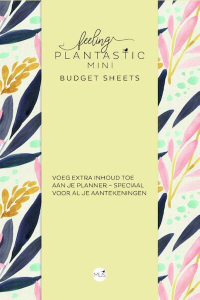 Budget sheets MINI - Feeling Plantastic - (ISBN 9789045324555)