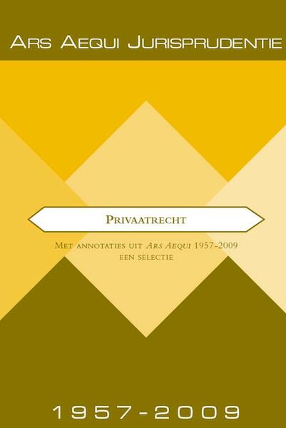 Privaatrecht 1957-2009 - (ISBN 9789069167244)