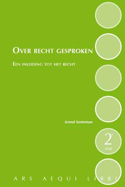 Over recht gesproken - Arend Soeteman (ISBN 9789069168050)