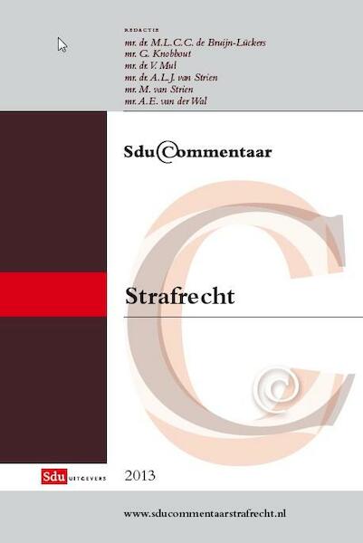 Sdu commentaar strafrecht 2013 - (ISBN 9789012389334)