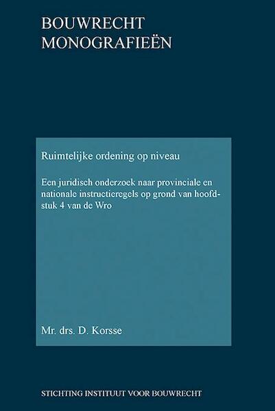 Ruimtelijke ordening op niveau - Daniël Korsse (ISBN 9789078066958)