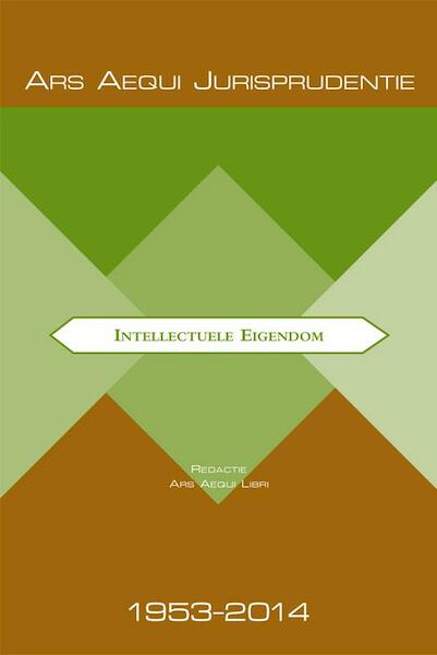 Jurisprudentie intellectuele eigendom 1953-2014 - (ISBN 9789069165820)