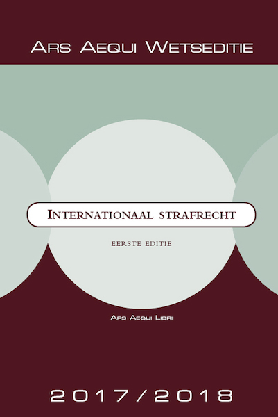Internationaal strafrecht 2018/2019 - Ars Aequi Libri (ISBN 9789492766113)