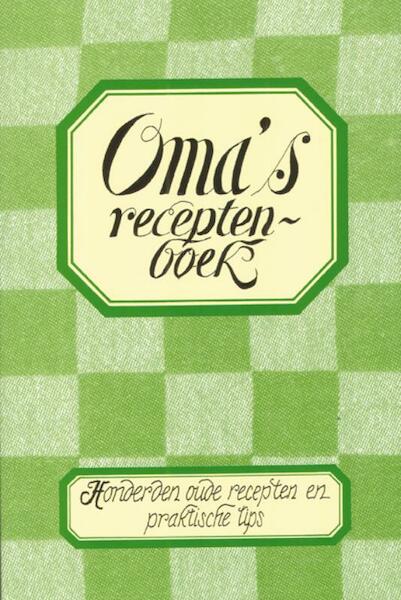 Oma's receptenboek (set van 3) - (ISBN 9789463541374)