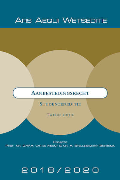 Aanbestedingsrecht 2018-2020 – Studenteneditie - (ISBN 9789492766168)