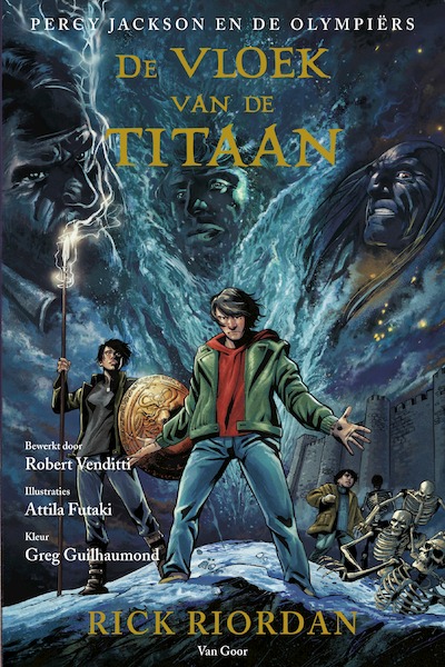 De vloek van de Titaan graphic novel - Rick Riordan (ISBN 9789000360635)