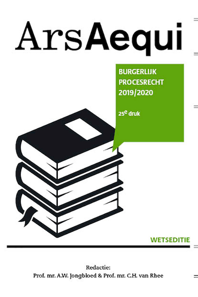 Burgerlijk Procesrecht 2019-2020 - (ISBN 9789492766571)