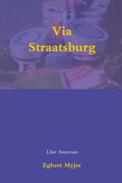 Via Straatsburg - (ISBN 9789058500922)