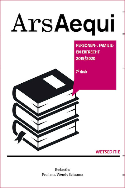 Personen-, familie- & erfrecht 2019/2020 - (ISBN 9789492766762)
