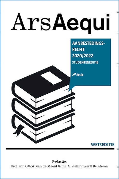 Aanbestedingsrecht 2020-2022 Studenteneditie - (ISBN 9789492766977)