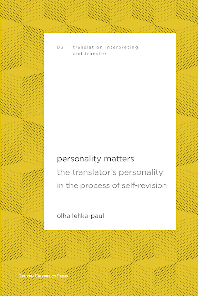 Personality Matters - Olha Lehka-Paul (ISBN 9789461663436)