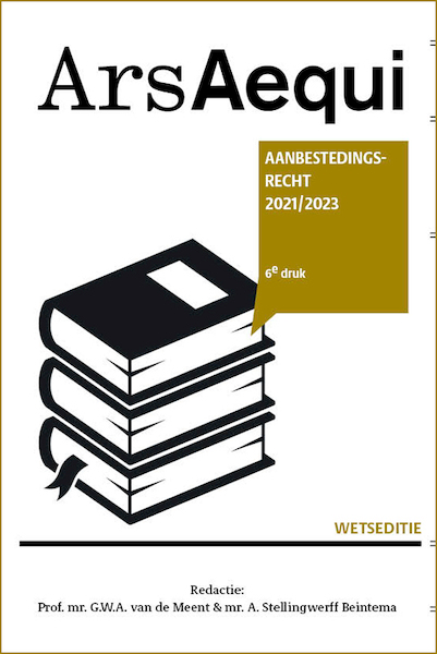 Aanbestedingsrecht 2021/2023 - (ISBN 9789493199408)