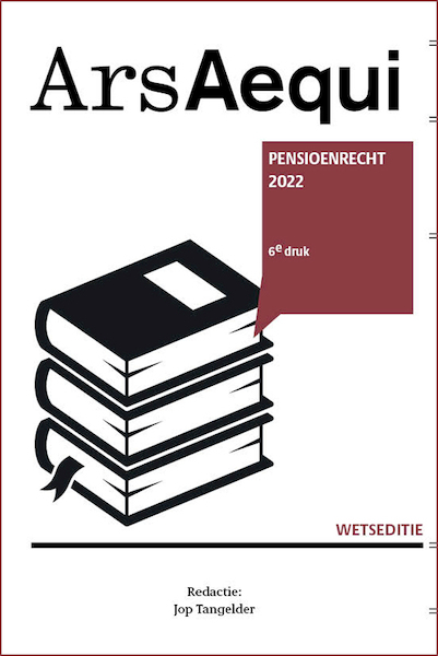 Pensioenrecht 2022 - (ISBN 9789493199521)
