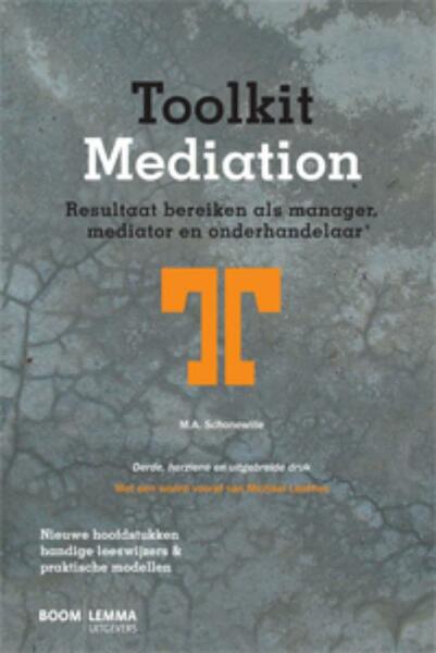 Toolkit mediation - M.A. Schonewille (ISBN 9789059317901)