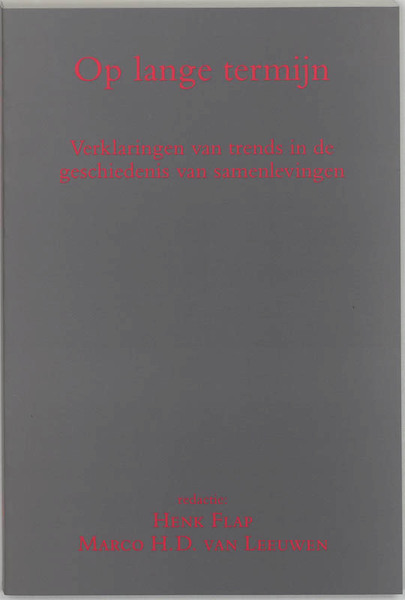 Op lange termijn - (ISBN 9789065503961)