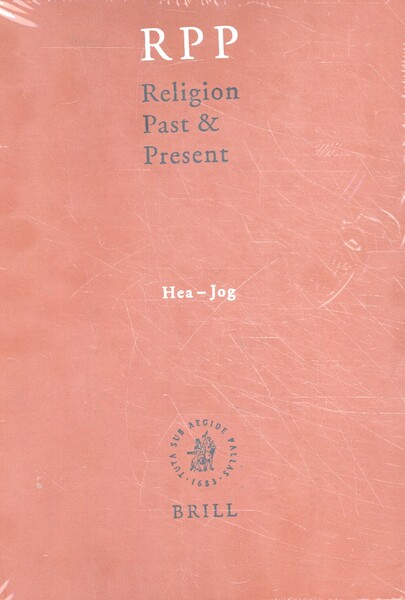 Religion Past and Present, Volume 6 (Hea-Jog) - Hans Dieter Betz, Don Browning, Bernd Janowski, Eberhard Jüngel (ISBN 9789004146907)