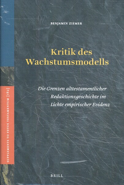 Kritik des Wachstumsmodells - Benjamin Ziemer (ISBN 9789004410619)