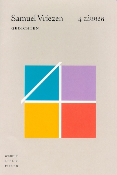 4 zinnen - Samuel Vriezen, Christophe Tarkos (ISBN 9789028422582)