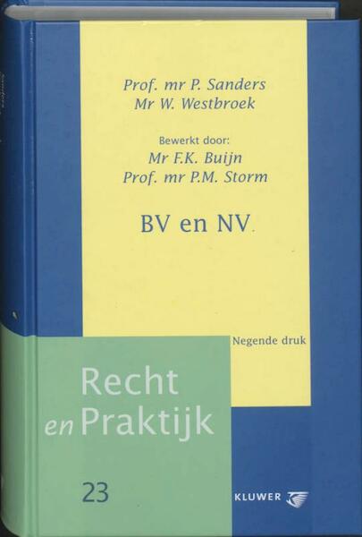 BV en NV - (ISBN 9789013078442)