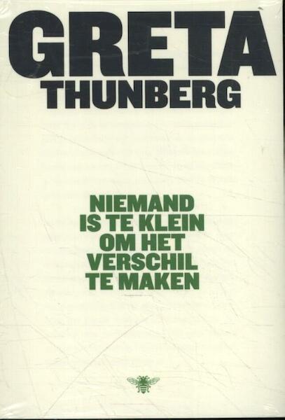 Pakket Niemand is te klein om het verschil te maken - Greta Thunberg (ISBN 9789403190105)
